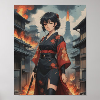 Flammen der Entschlossenheit 4 Poster