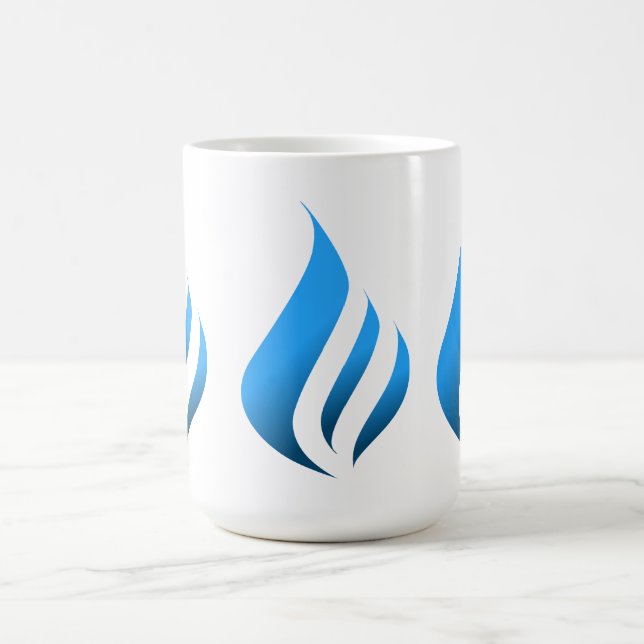 Flammen der Feuer-Tasse Kaffeetasse (Mittel)