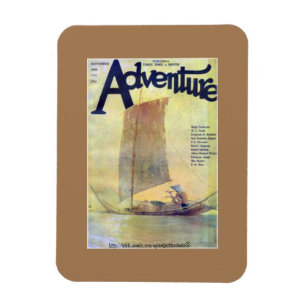 "Flammen des Sturms durch W. C. Tuttle" Magnet