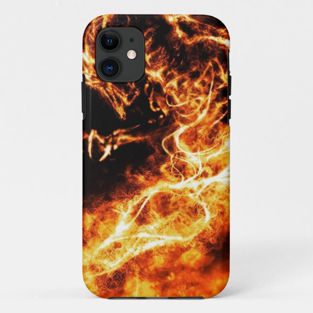 Flammen-elementarer Drache Iphone 5/5s Fall Case-Mate iPhone Hülle (Rückseite)