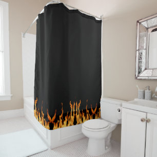 Flammen – Flamme – Flame – Flames – Feuer – Fire Duschvorhang