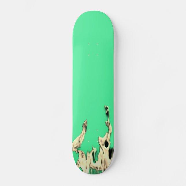 Flammen Flamme Flame Flames Feuer Fire  Skateboard (Vorderseite)