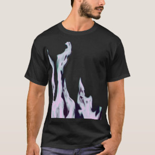 Flammen Flamme Flame Flames lila Feuer Fire lilac T-Shirt