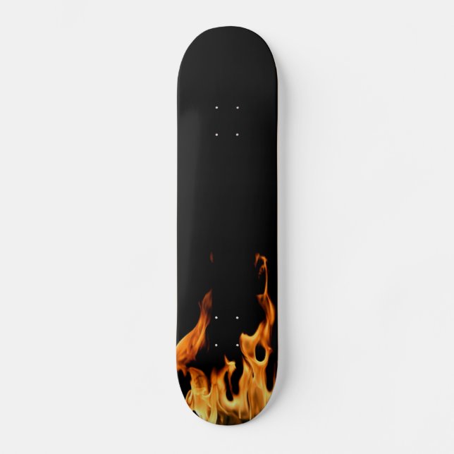 Flammen - Flamme - Flammen - Flammen - Feuer - Feu Skateboard (Vorderseite)