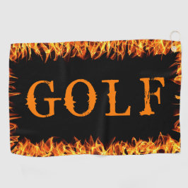 Flammen Golfhandtuch