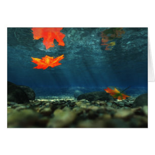 Flammen in der Wasserkarte