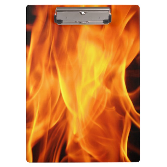 Flammen Klemmbrett (Vorderseite)
