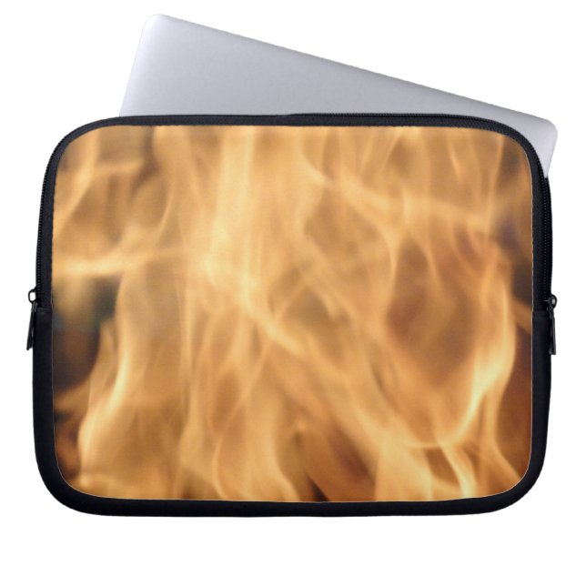 Flammen Laptopschutzhülle (Vorderseite)