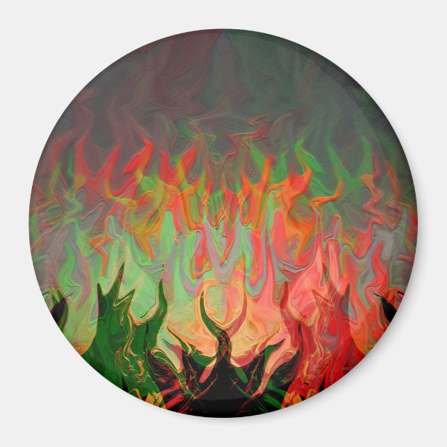 Flammen...... Magnet (Vorne)