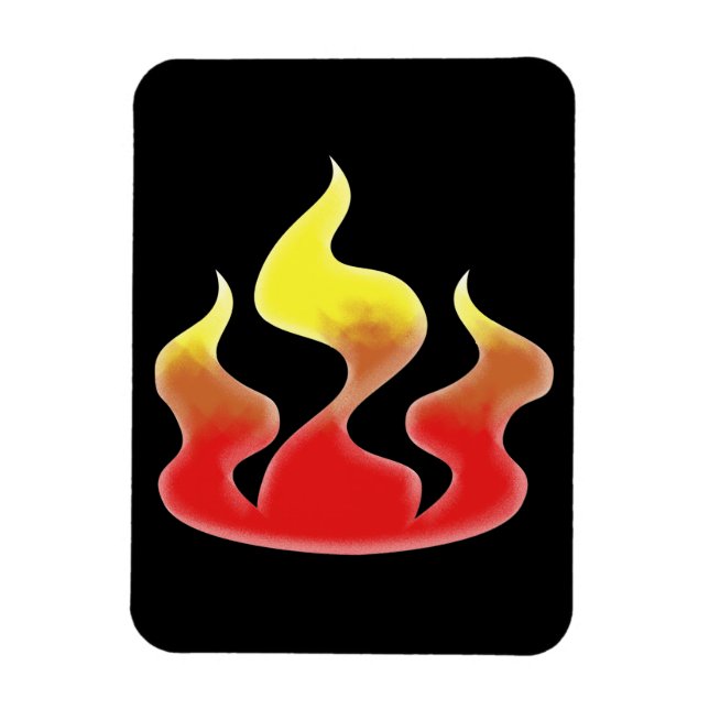 Flammen Magnet (Vertikal)