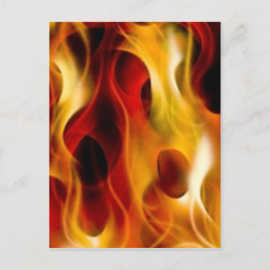 Flammen Postkarte