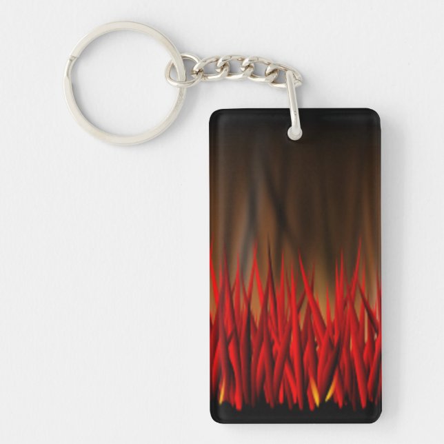 FLAMMEN SCHLÜSSELANHÄNGER (Vorderseite)