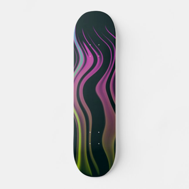 Flammen Skateboard (Vorderseite)