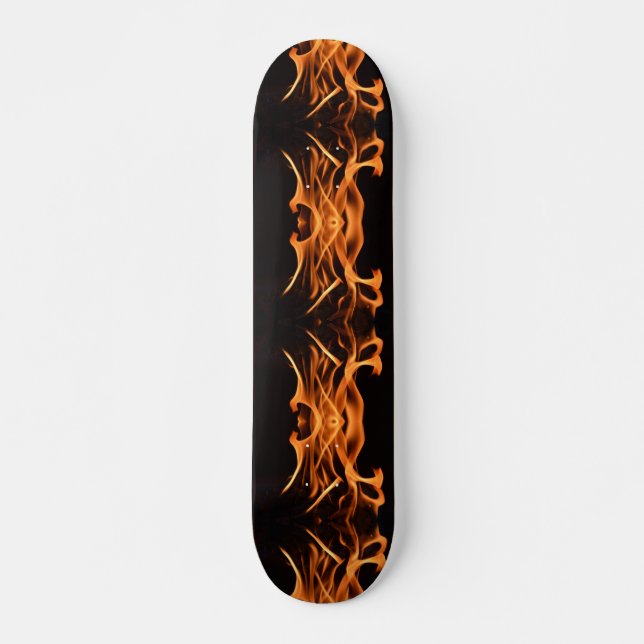 Flammen-Skateboard Skateboard (Vorne)