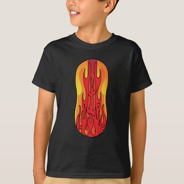 Flammen T-Shirt (Vorderseite)