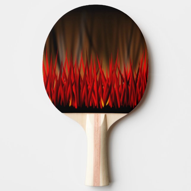 FLAMMEN TISCHTENNIS SCHLÄGER (Vorderseite)