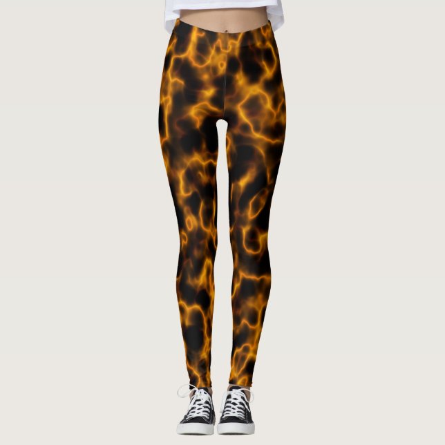 Flammen von Plasma-Leggings Leggings (Vorderseite)