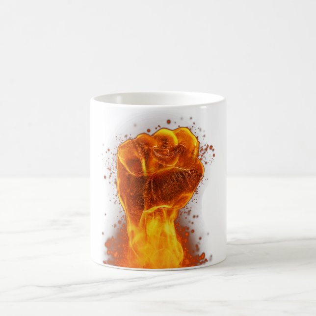 Flammenanfall Kaffeetasse (Mittel)