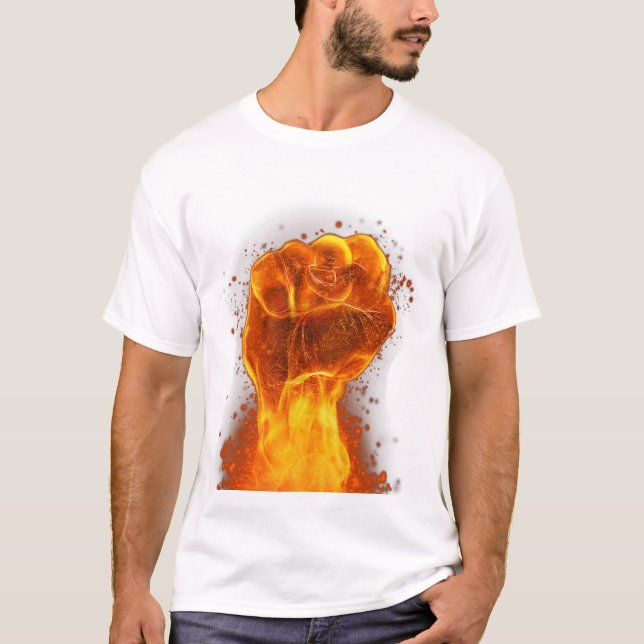 Flammenanfall T-Shirt (Vorderseite)