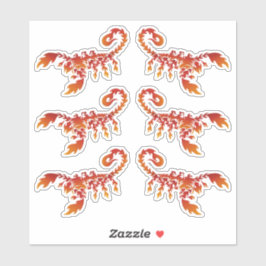 Flammenaufkleber-Set Aufkleber