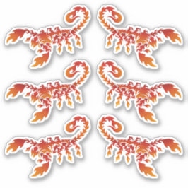 Flammenaufkleber-Set Aufkleber