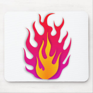 Flammenbrennbare Feuerbrände Mousepad