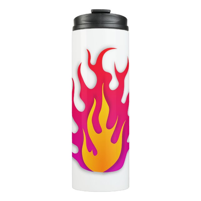 Flammenbrennbare Feuerbrände Thermosbecher (Vorderseite)