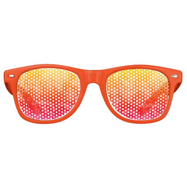 Flammenbrille Partybrille (Vorderseite)