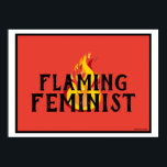 Flammende feministische RBG Feminismus Flammen 20 Poster<br><div class="desc">Feministisch roter Hintergrund mit farbigen Flammen. Dieses Design, das von Ruth Bader Ginsburgs Erklärung Inspiriert wurde, sie sei eine "flammende Feministin", erinnert uns daran, dass weiblich zu sein bedeutet, dass man denkt, Frauen seien Menschen. Wahrer Feminismus ist intersektionell, und wahre Feministinnen wissen, dass Transfrauen Frauen sind und sie anstelle von...</div>