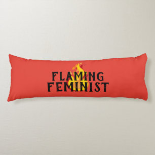 Flammende feministische RBG Feminismus Flammen 20 Seitenschläferkissen