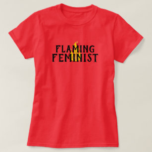 Flammende feministische RBG Feminismus Flammen 20 T-Shirt
