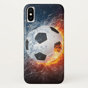 Flammende Football-/Fußball-Wurfkissen Case-Mate iPhone Hülle