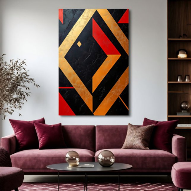 Flammende Geometrien Poster (Von Creator hochgeladen)