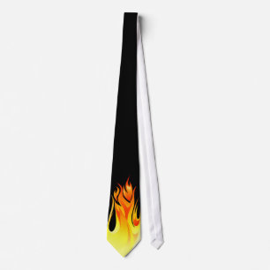 Flammende Krawatte