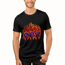 Flammender ‘3 Weise Affen’ Stil 01