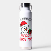 Flammender Schneemann Weihnachts Isolierter Feiert