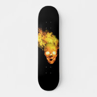Flammender Totenkopf