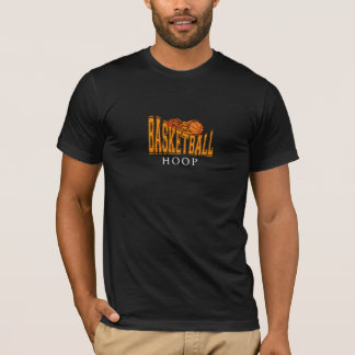 Flammendes Basketball-Typografie-Design T-Shirt