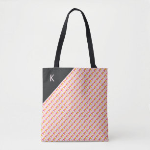 Flammendes Feuer (orange bis rosa) Tasche