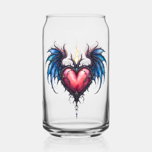 Flammendes Herz des Mondes – Gothic Cosmic Love  Dosenglas