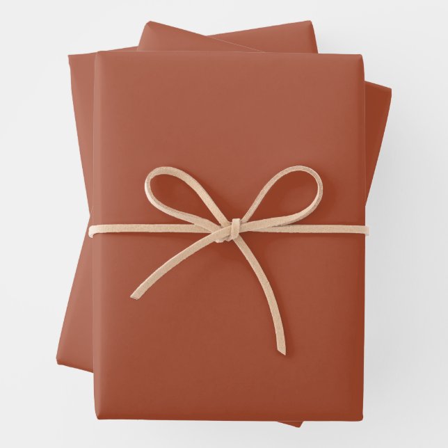 Flammendes Orange Geschenkpapier Set (Beispiel)