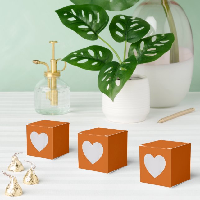 Flammendes Orange Geschenkschachtel (Zahlreiche)
