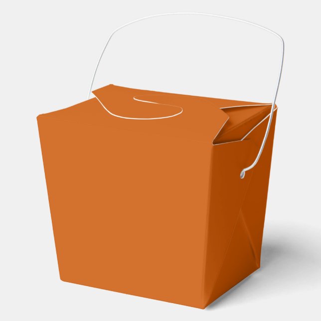 Flammendes Orange Geschenkschachtel (Vorderseite)