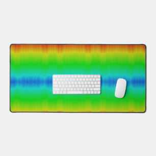 Flammenfarbiger Regenbogen Schreibtischunterlage