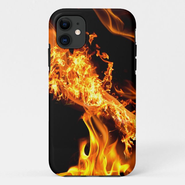 Flammenfeuer mit brennendem Blaze Lover Case-Mate iPhone Hülle (Rückseite)