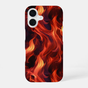 Flammenfeuermuster iPhone 16 Hülle
