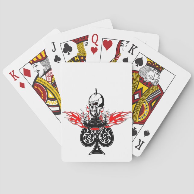 Flammenflamme Spielkarten (Rückseite)