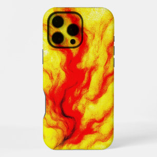 Flammenfluss - Abstraktes Feuer Inspiriert iPhone 16 Pro Max Hülle