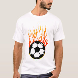 Flammenfußball Logo 3110_A T-Shirt
