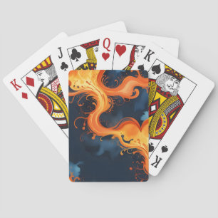 Flammenherz Feuer & Himmel Spielkarten